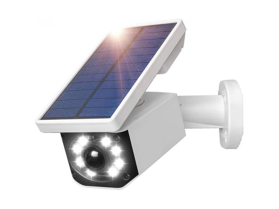 Cámara de seguridad solar impermeable IP66 de 2026 con sensor de movimiento de 800 lúmenes ZDP