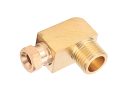 Conector De Codo De Latón Para Tuberías De Aceite, Bloque Rectangular/cuadrado, Adaptador Para Conexiones Pl418