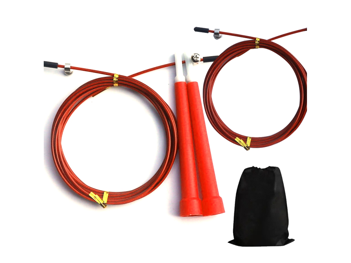 HYMNORA Cuerda para Saltar - Cuerda de Velocidad Ajustable para Boxeo, Entrenamientos de Viaje, MMA, Ejercicio y Fitness