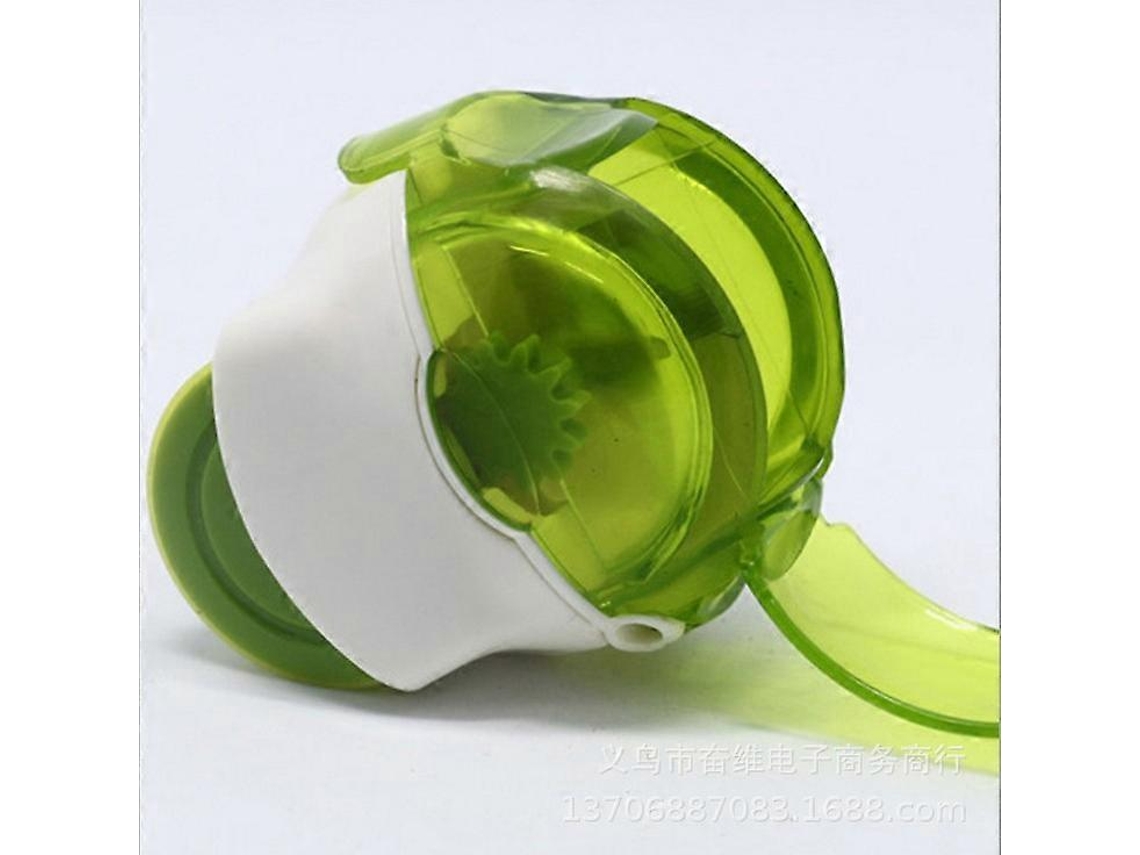 Mini cortador de ajos manual con rodillo, utensilio de cocina creativo, prensa de ajos fácil de usar, Rosewell verde y blanco