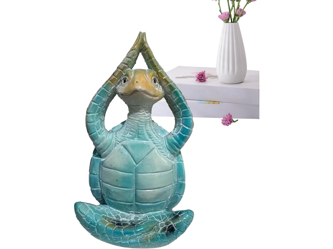Figura De Tortuga Marina, Yoga De Meditación Con Tortuga Marina, Artesanía De Tortuga De Jardín Harz - Estatua De