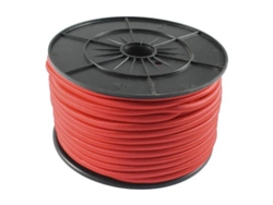 Cordon elastico 8 mm rojo rollo 50m