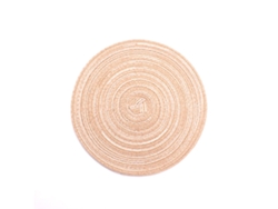 Juego De 4 Posavasos Redondos De Tela Termoaislante Para Mesa De Comedor - 30 Cm