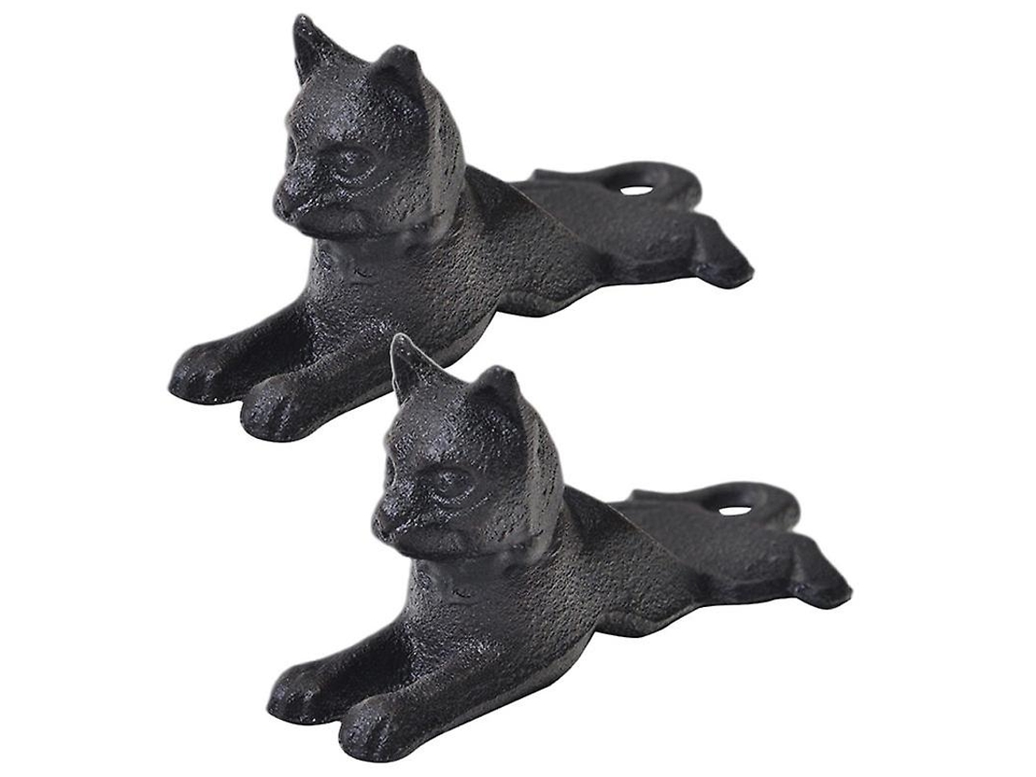 2 topes de puerta con forma de gato. ALLINLESS