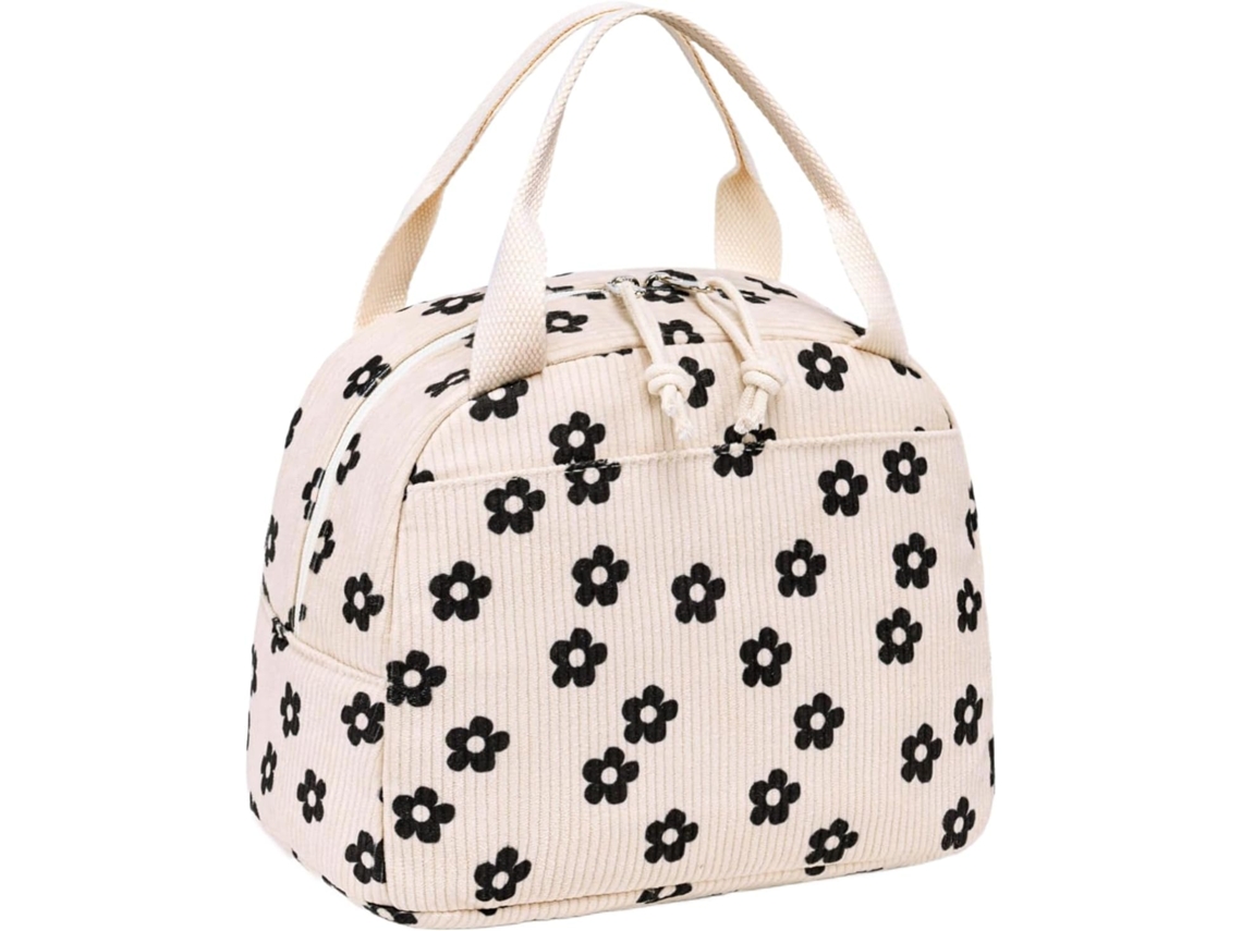 Fiambrera De Pana, Bolso Moderno Con Cordón Para Mujer | Bolsa Isotérmica Grande Con Compartimentos