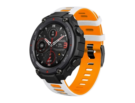 Correa Pioneer para Amazfit T-Rex 2 Blanco y Naranja