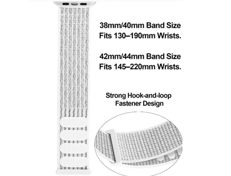 Pulsera Nylon G4M para Apple Watch Series 8 - 41mm - Verde Florescente