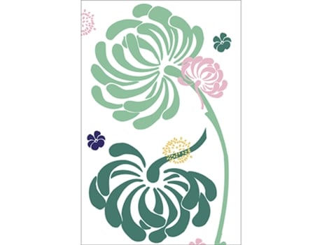 Adhesivos para Nevera y Lavavajillas PLAGE Decoración Natural de la Pequeña Flor de Belleza 75 cm X 49 cm