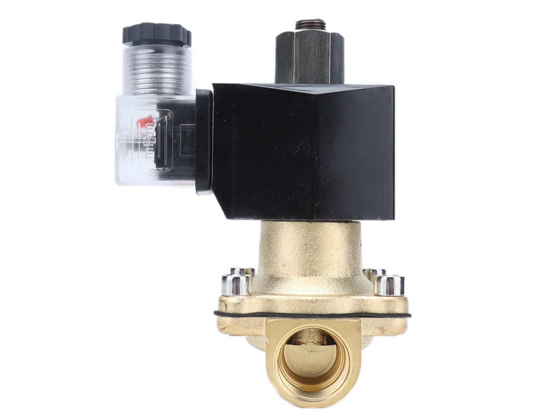 Válvula solenoide de diafragma de latão de 2 vias normalmente aberta para equipamentos de automação 2w-15kac110v