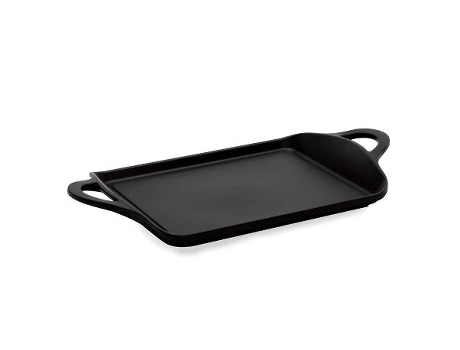 Valira black parrilla plana con asas induccion 28x21 4635/25