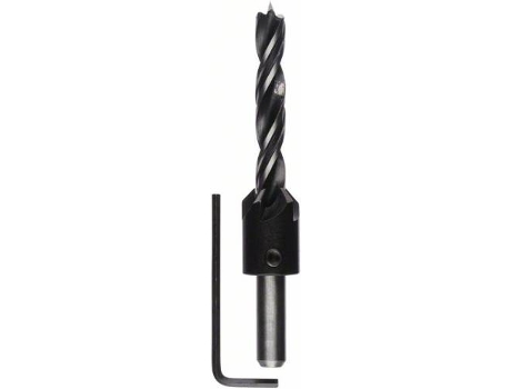 Brocas BOSCH en Espiral para Madera con Avellanador 10 mm