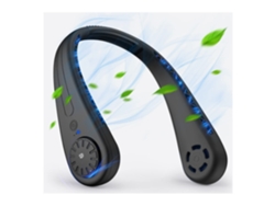 Ventilador de cuello Yizhood de 3600 mAh, rotación de 360°, 3 velocidades, color negro