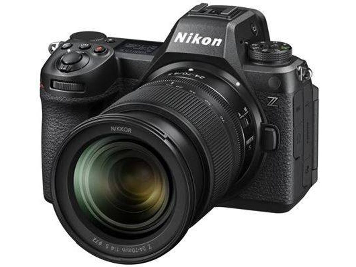 Máquina Fotográfica Reflex NIKON Z6 III * 24-70 F/4 (Negro - 24.5 MP - Sensor: Nikon Z - ISO: 100-64000)
