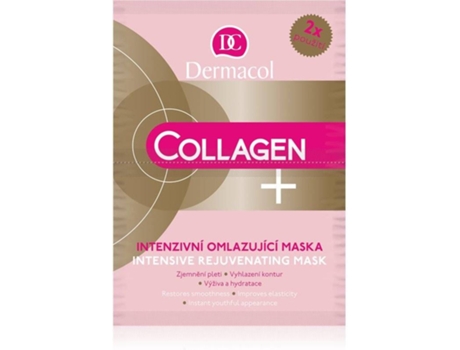 Mascarilla Facial DERMACOL Collagen+ Rejuvenating Mask 2 Unidades (2x8g)