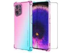 Protector de Pantalla Bling para Oppo Find X5 HONGWE. Silicona Transparente