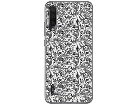 Carcasa Xiaomi Mi A3 TUMUNDOSMARTPHONE Letras Multicolor