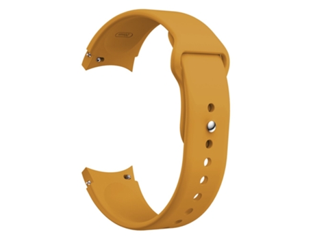 Correa de Silicona liberación rápida con botón para Samsung Galaxy Watch 5 40mm/44mm/5 Pro 45mm - amarillo