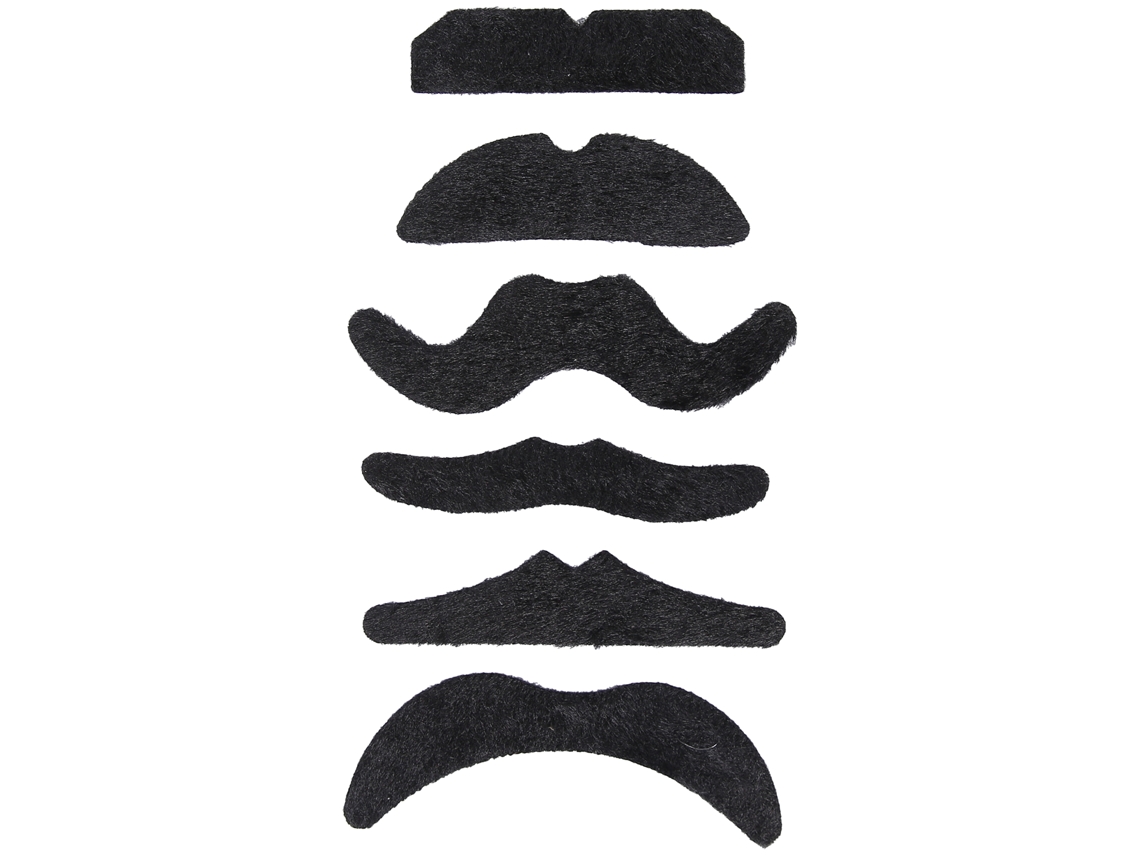 6 Unas Falsas Bigotes Autoadehesivos Divertidos Para Fiestas Y Disfraces