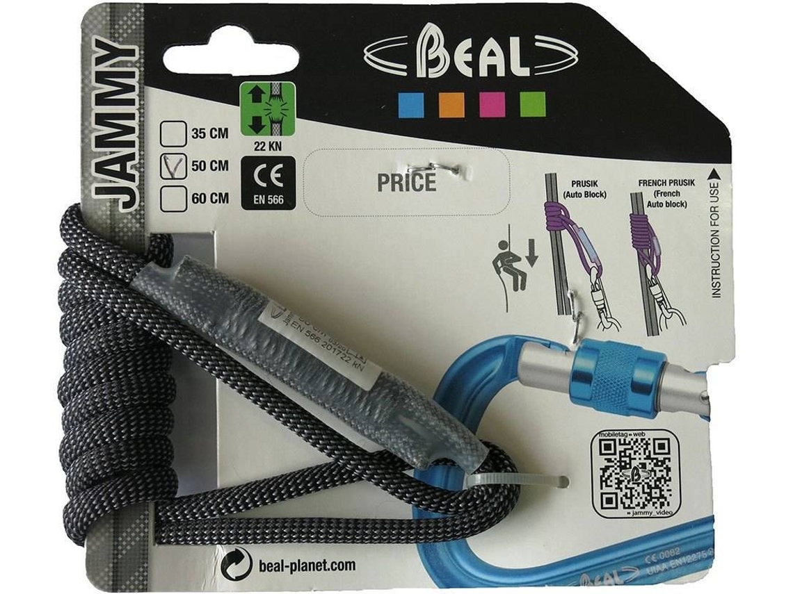 Cuerda De Escalada BEAL Cordas Jammy (Azul - 50 cm)
