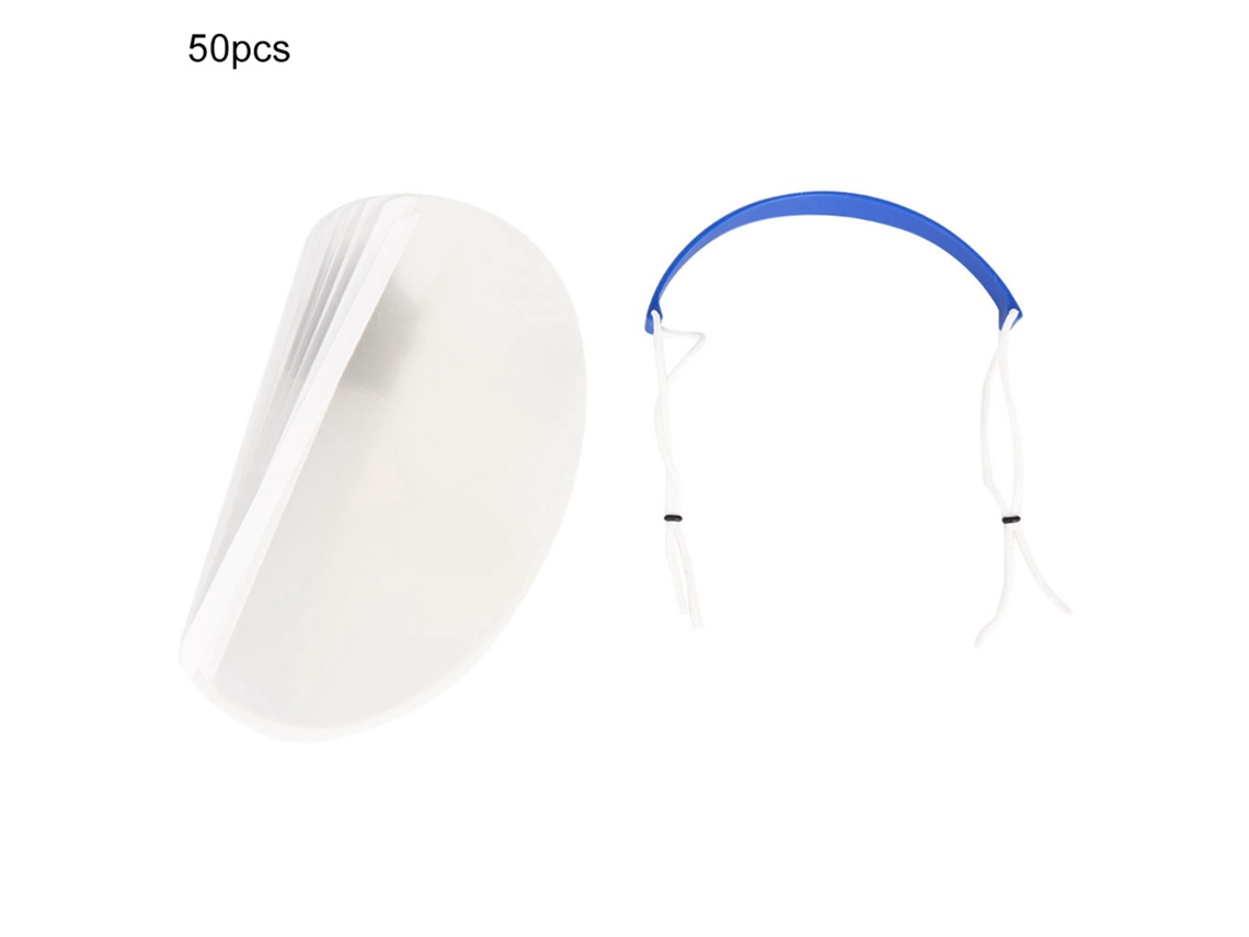 50pcs Protector De Ojos Transparente Profesional Para Peluquería Y Salones De Belleza