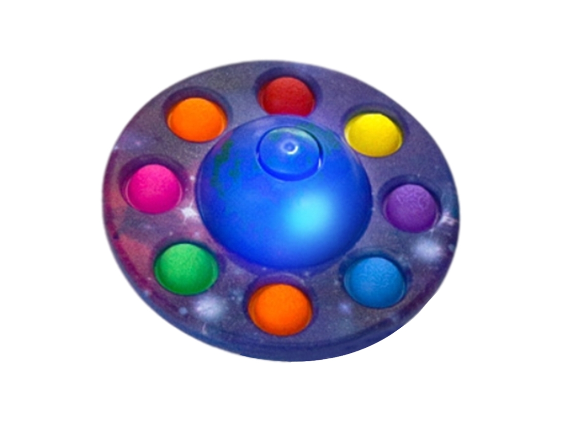 Ats-juguete De Burbuja Push Planeta Con Led Juguete Educativo De Astronomía Antiestrés Regalo De Cumpleaños Navidad