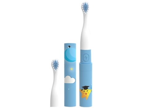 Cepillo de dientes eléctrico ZMDECQNA para niños recargables de alta potencia ¡nuevo! (azul)