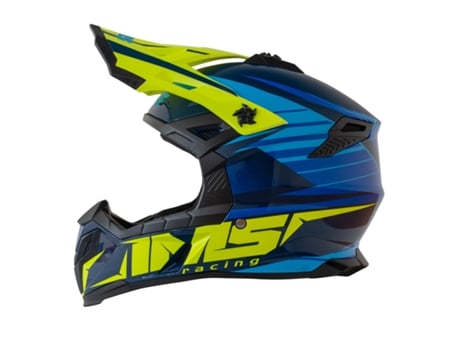 Casco IMS Motocross Sprint 22 UX-20 Azul Amarillo Néon (S)