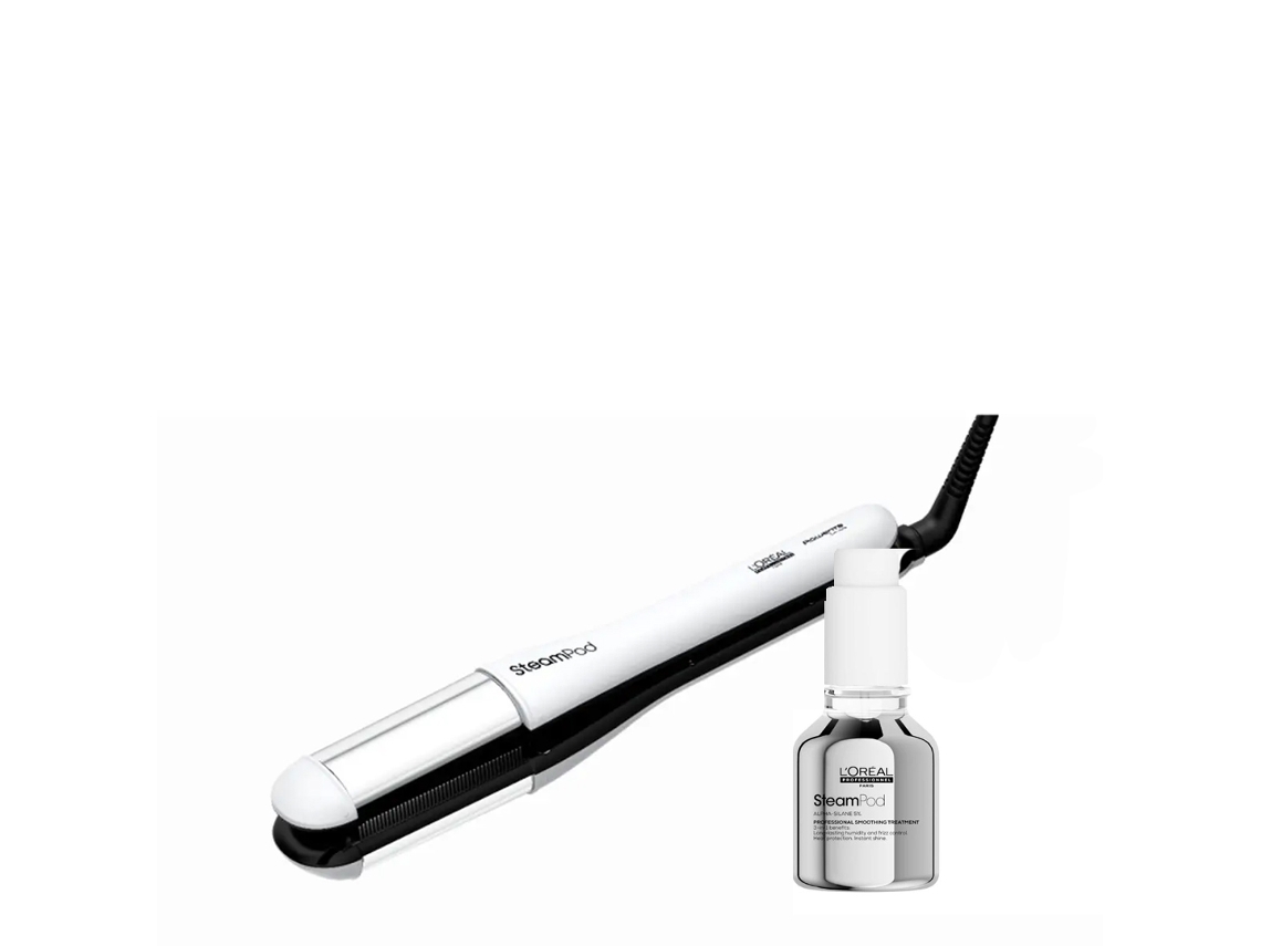 Plancha alisadora + serum L'Oréal Steampod 4.0 2 unidades