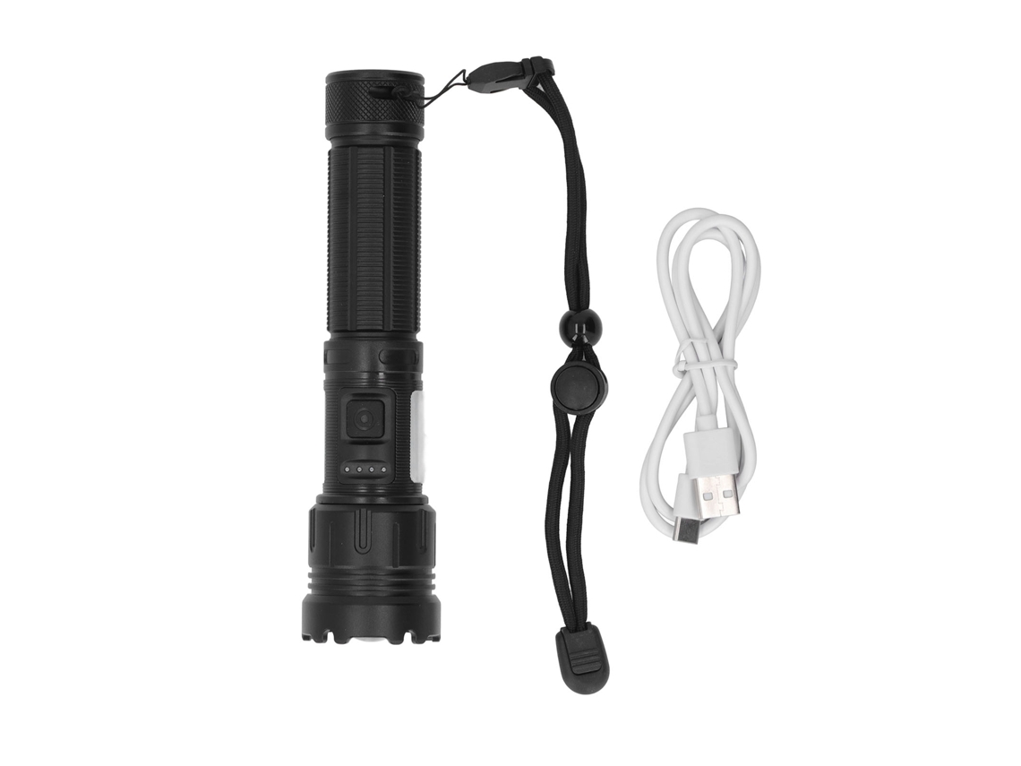 2026-linterna Led 8000lm 1500m Super Brillante Zoom Con Modos De Iluminación, Aluminio Potente Y Portátil
