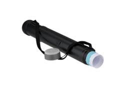 Relaxdays Rolo Extensível Para Cartazes, 50-108 Cm, Ø 8,5 Cm, Transporte De Pôsteres E Desenhos Até Din A0, Preto/cinza