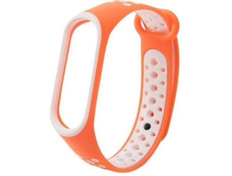 Correa Xiaomi Mi Band 3 G4M Naranja, Blanco