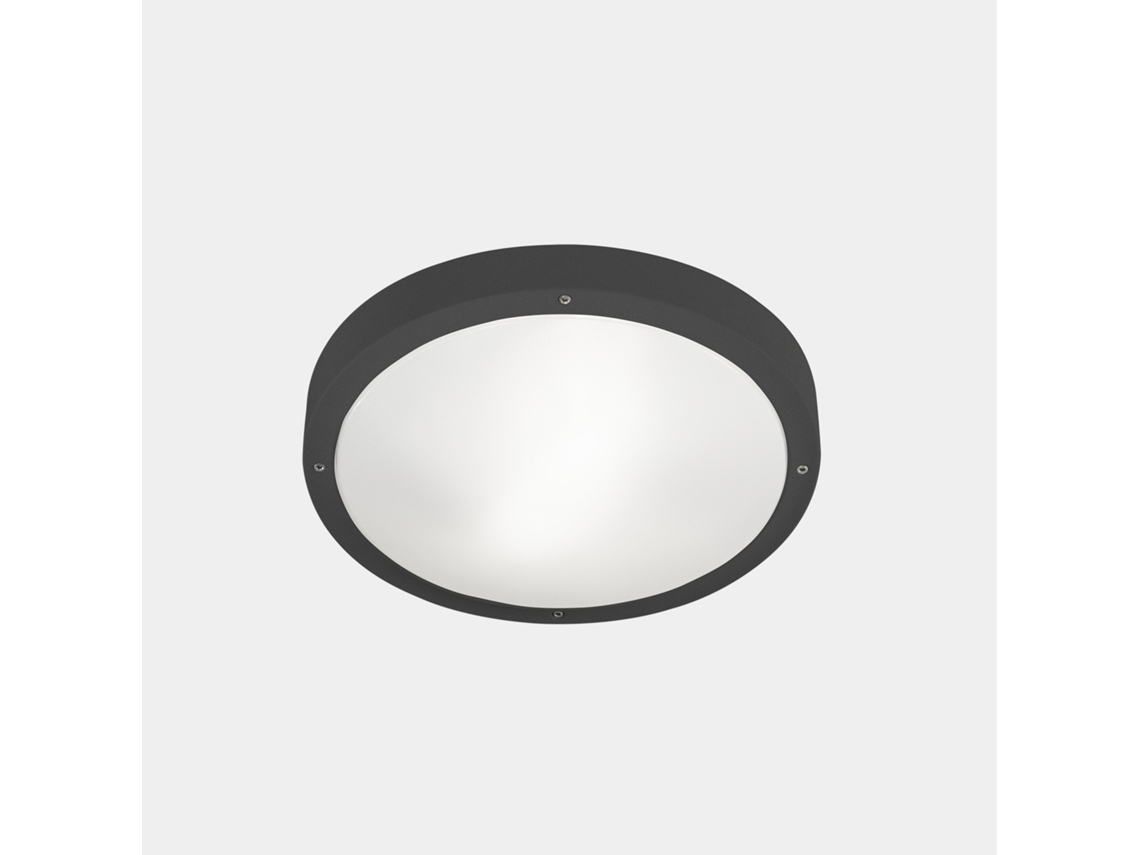 Lámparas de Techo LEDS·C4 Basic  (Gris - LED - 11.7W)