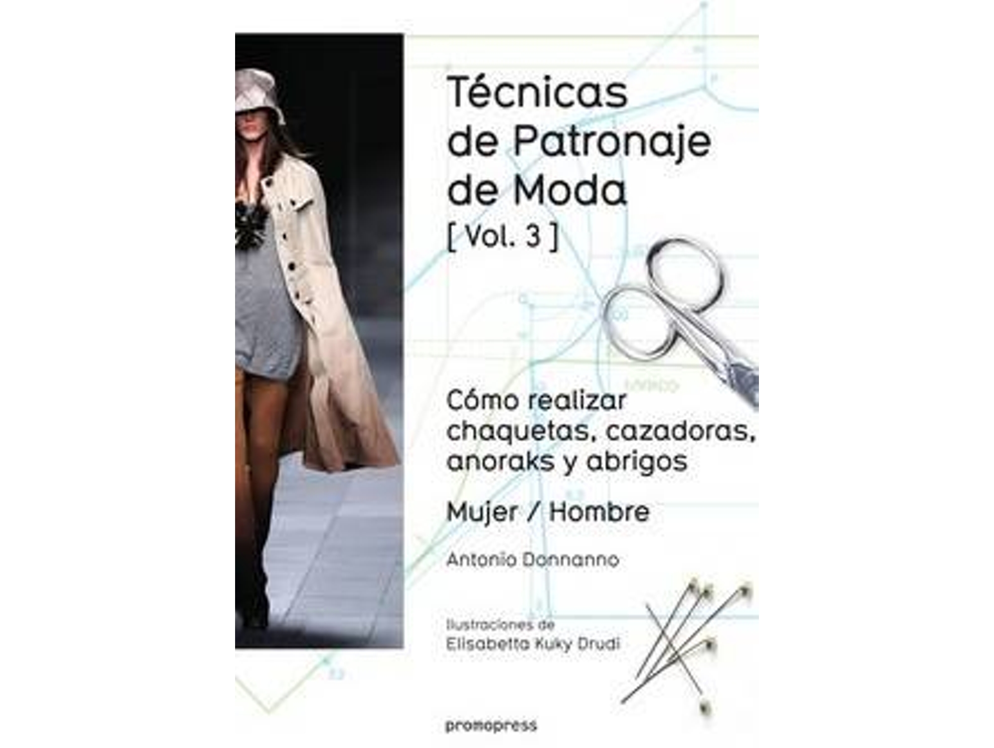 Libro Tecnicas De Patronaje De Moda de Antonio Donnanno (Español)