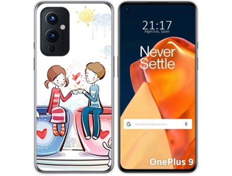 Carcasa OnePlus 9 5G TUMUNDOSMARTPHONE Café Multicolor