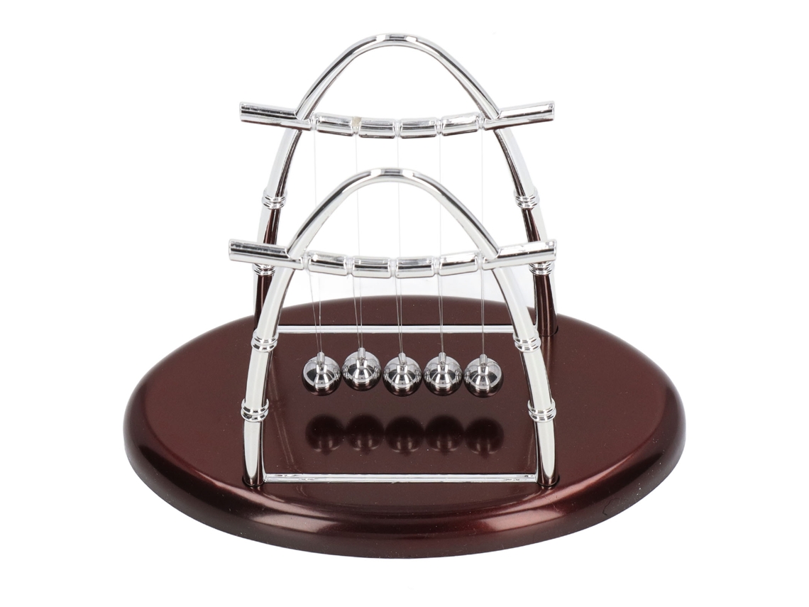2026-juguete De Balanzas Cradle Bola Péndulo Juguete De Física Ciencia Gadget Mesa Accesorios Regalo Decoración Hogar Oficina 23x14x18cm