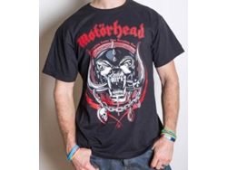 Camiseta ROCK OFF Motörhead - Lightning Wreath Negro (Talla: XXL)