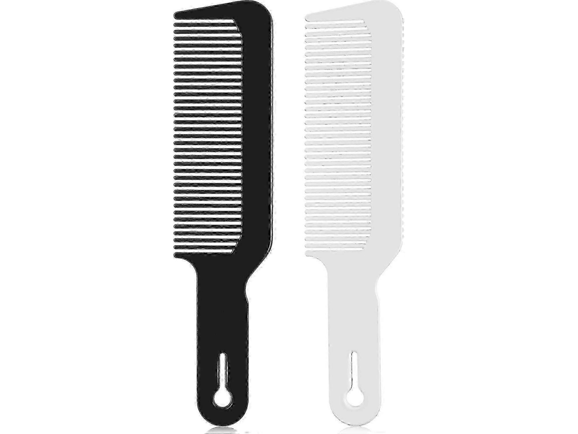 2 peines de barbero, peines de punta plana para cortar el cabello
