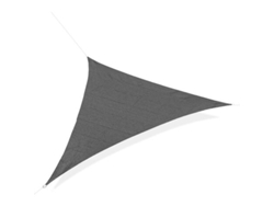 Vela De Sombra Triangular - 5x5x5 Metros - Polietileno De Alta Densidad - Resistente A Los Rayos Uv