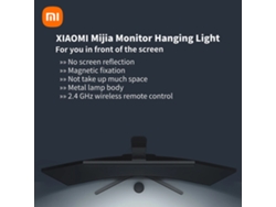 Xiaomi Mi Barra De Luz Para Monitor De Computador Sem Reflexos Controle Remoto Sem Fio Ajustável Usb Ocular Conforto