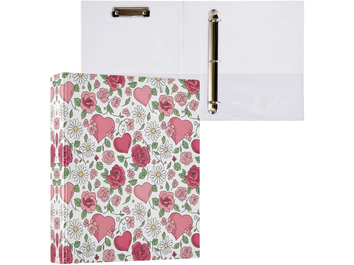 Besportble Carpeta De Anillas Redondo Con Portapapeles Y Oficina Pvc. 27,9 X 21,6 Cm 31,5 27 6