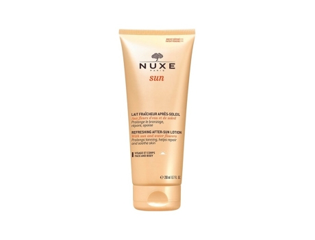 Crema Corporal NUXE Sun Loción Polvos Sol para Rosto y Cuerpo (200 ml)