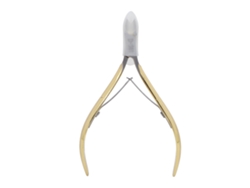 Alicate De Cutícula Profissional Para Unhas Dourado Com Design Ergonômico E Lâmina Afiada De Aço Inoxidável
