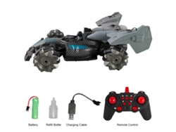 Coche Teledirigido Para Niños, Escala 1:14, Coche Acrobático 4x4 Con Pistola De Pulverización Y Luces, Juguete Para Niños Y Niñas.