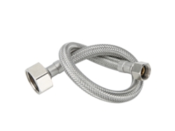 Manguera De Entrada De Agua De Cobre Trenzado De 30 Cm Con Rosca De 7/8" Y 3/8" Para Inodoro - Accesorio De Baño