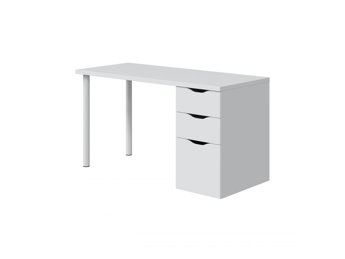Mesa de escritorio Athena Blanco Artik (Blanco Mate) 138 x 74 x 60cm cm