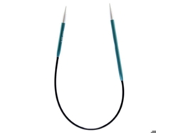 Agujas circulares fijas asimétricas Knitpro Zing de 25 cm y 3,25 mm - 47055