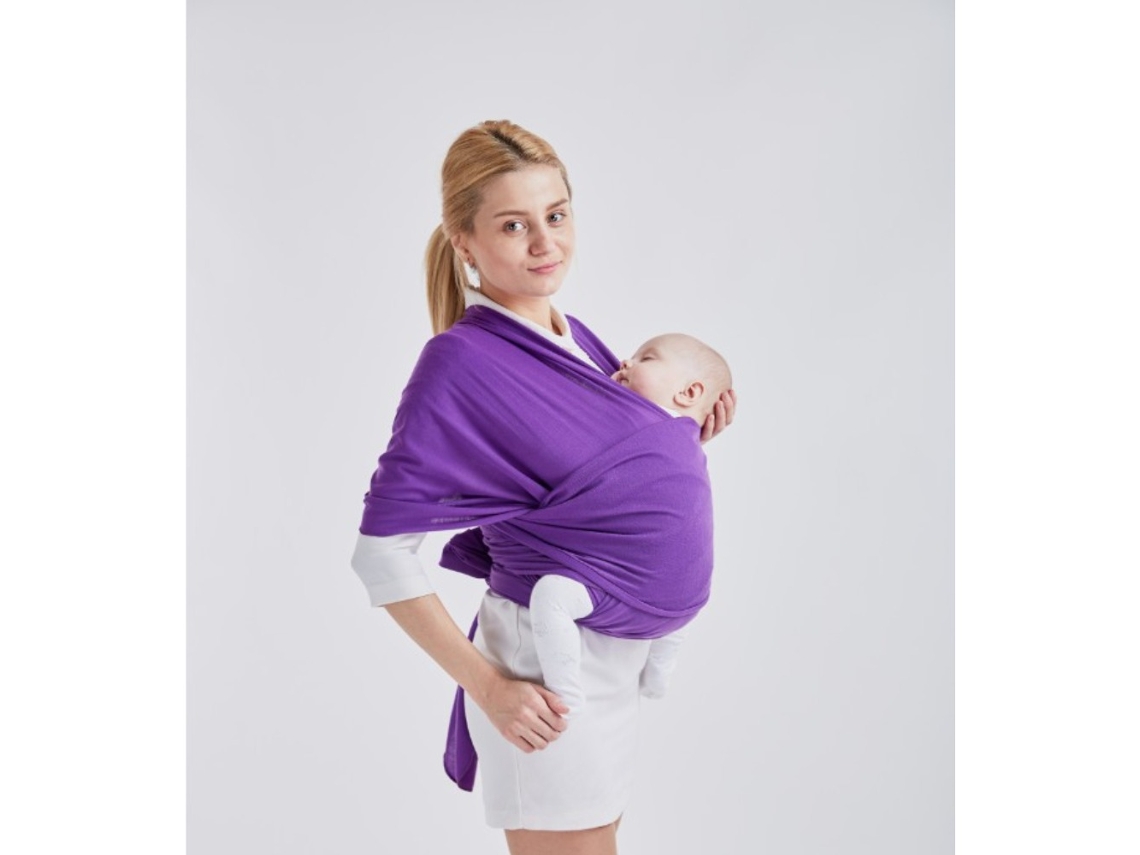 Portabebés Ergonómico Digitallab Para Bebés De Hasta 16 Kg (morado)