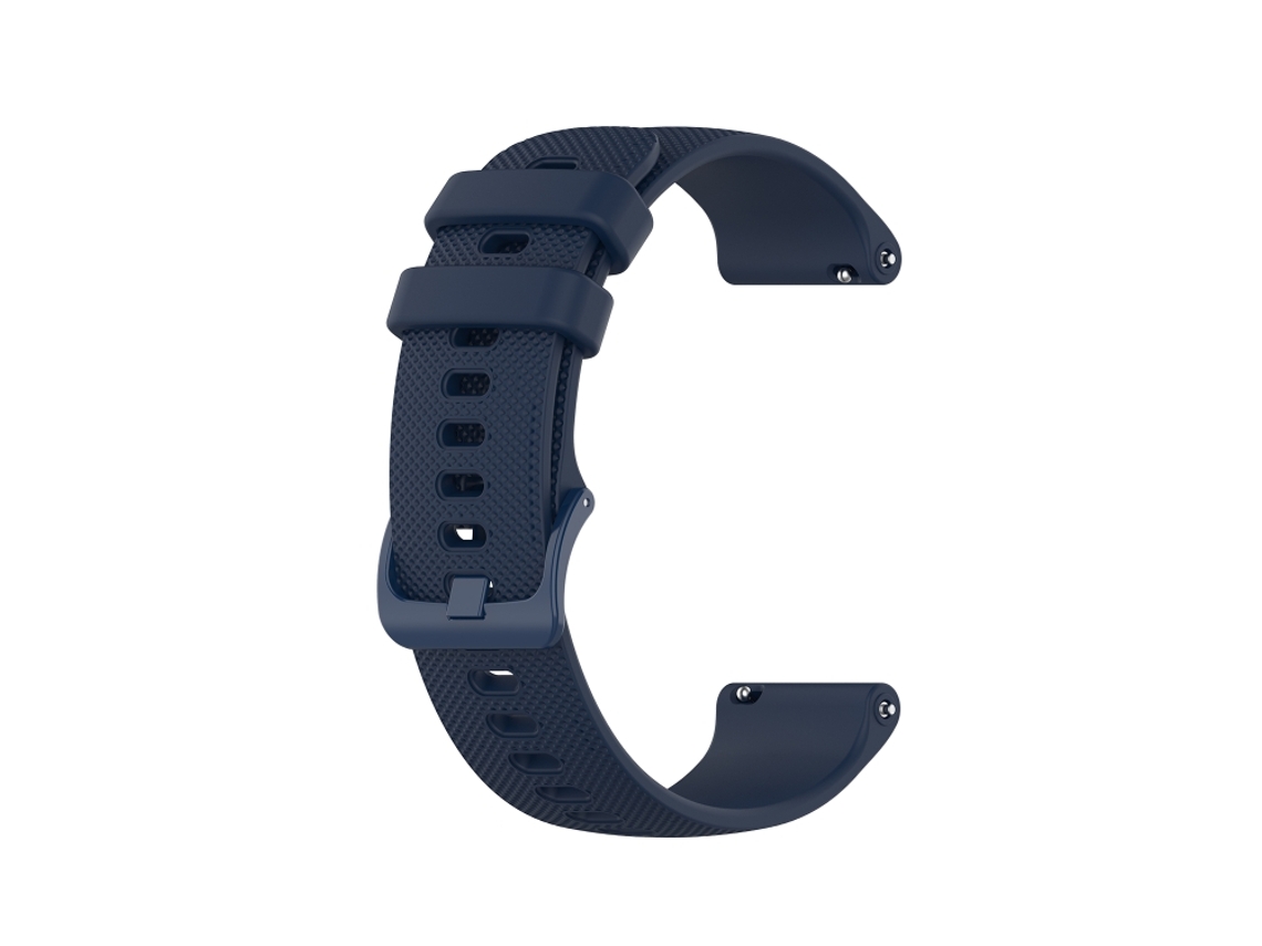Pulsera de silicona con estampado a cuadros para Samsung Galaxy Gear Sport (42 mm) - Azul