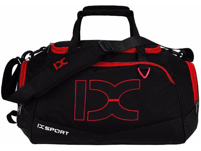 Bolsa de Deporte ANSELF Negro y Rojo (40L)