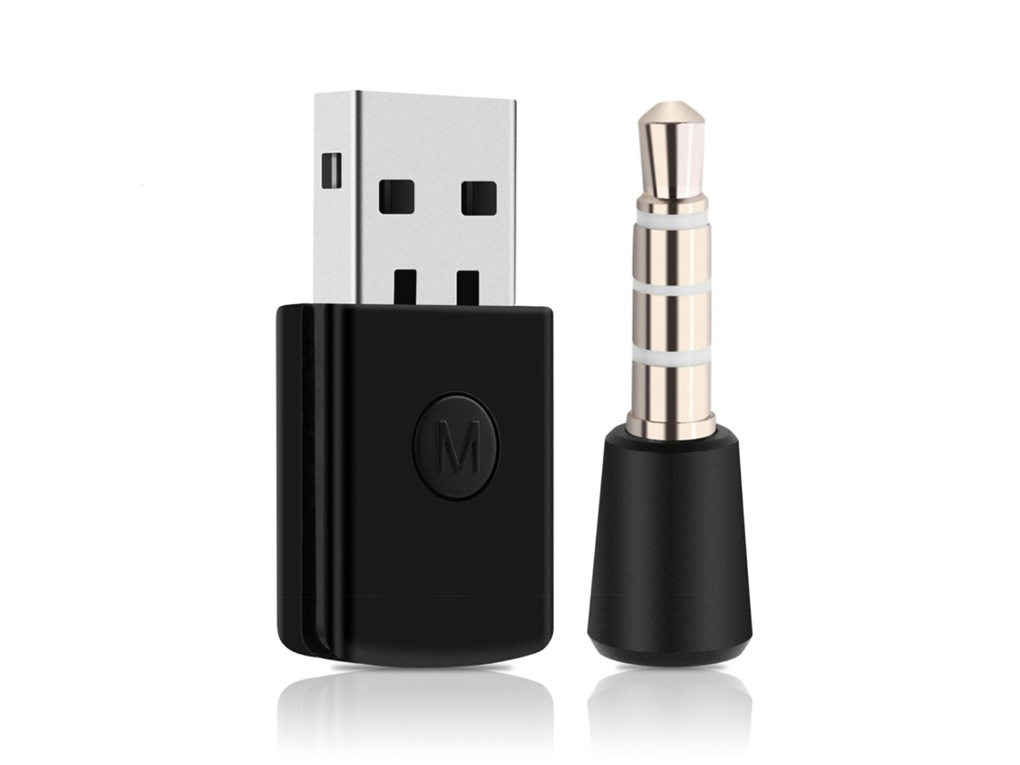 Adaptador Bluetooth Para Micrófono De Auriculares Inalámbricos Con Dongle Ps4 De 3,5 Mm